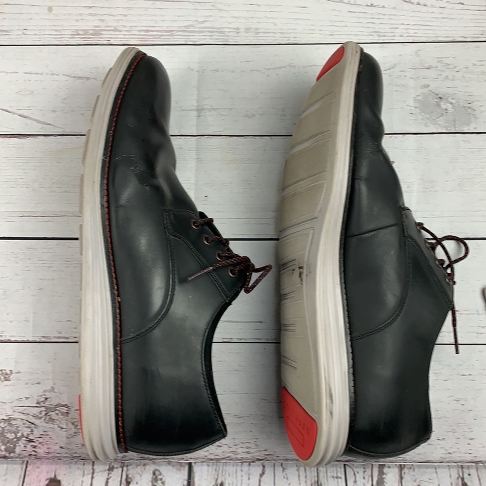 Cole Haan black Grand plain toe Oxfords sz 11 - Picture 4 of 9